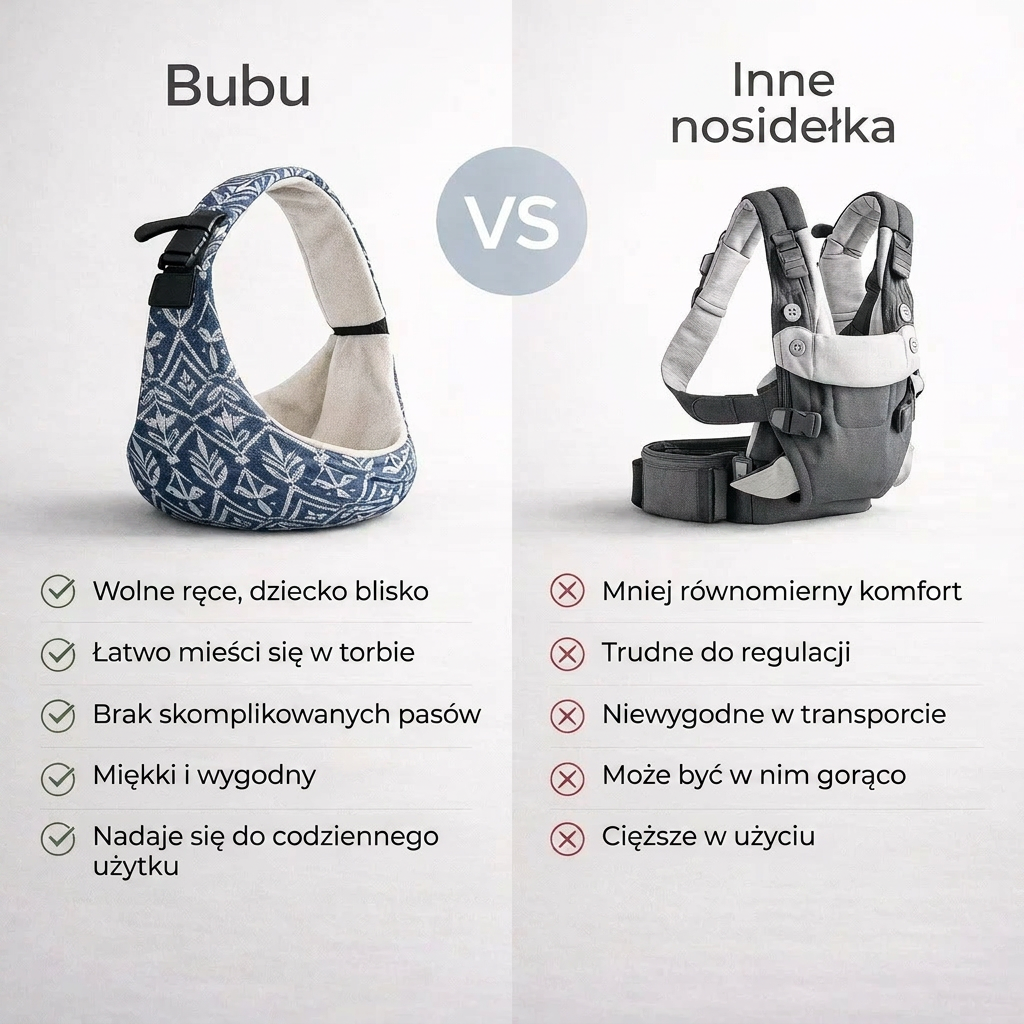 Bubu — Komfortowe noszenie maluszka