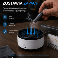 PureAir — Inteligentna popielniczka bez zapachu dymu