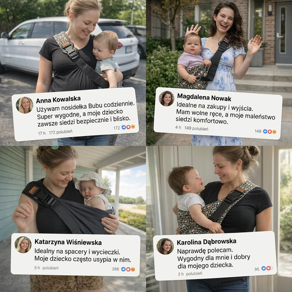 Bubu — Komfortowe noszenie maluszka